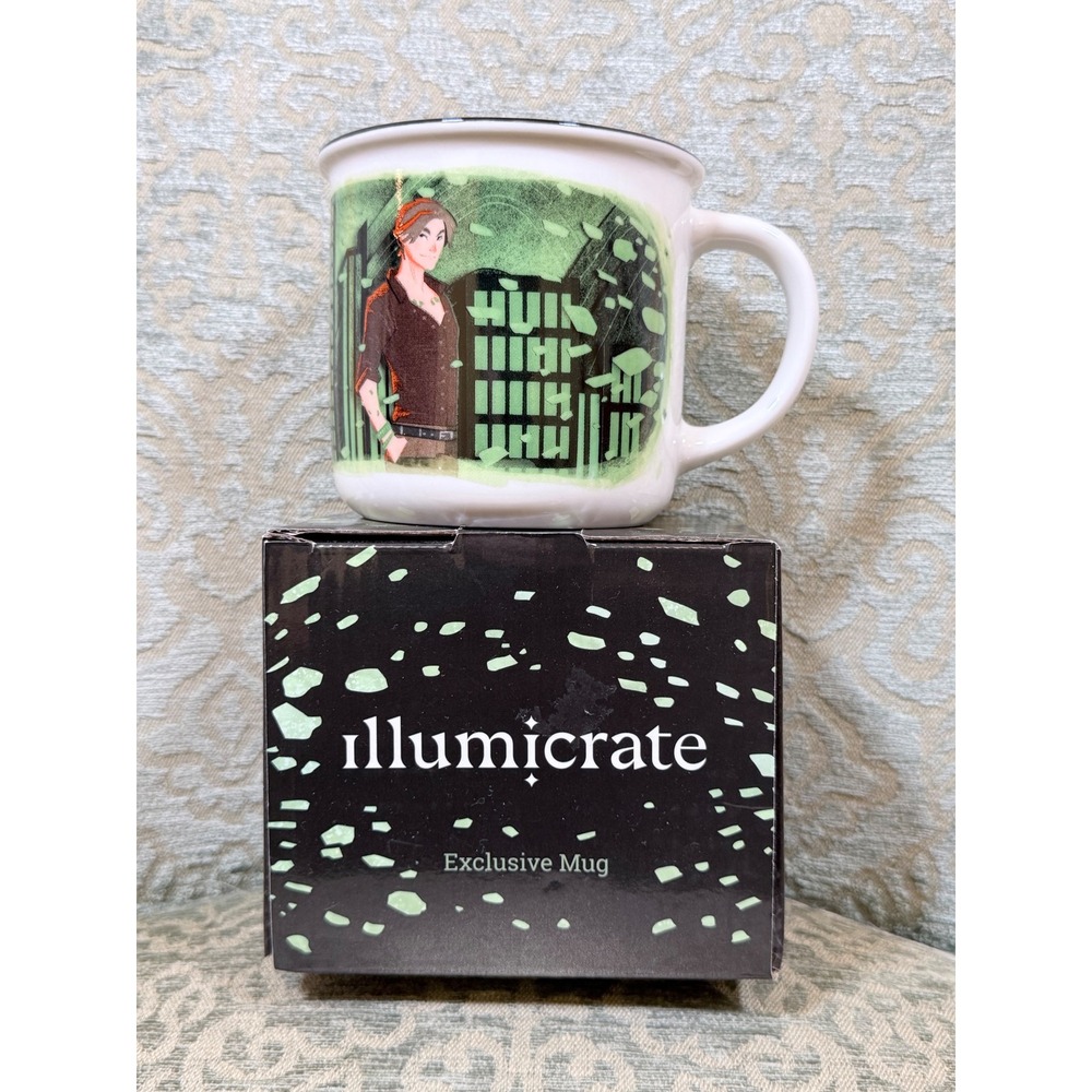 Illumicrate Jade City Exclusive Mug Fonda Lee Green Bone Saga Bookish Collection